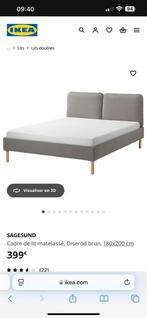 Lit Ikea comme neuf 180x200, Huis en Inrichting, Slaapkamer | Bedden, Ophalen, Zo goed als nieuw