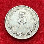 Rare Pièce en Argent de 5 Centavos de 1899 Argentine, Enlèvement ou Envoi, Argent