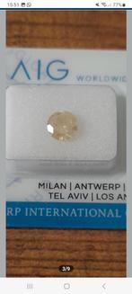 Magnifique véritable diamant jaune, neuf de 0,90 carats, Bijoux, Sacs & Beauté, Pierres précieuses, Enlèvement ou Envoi