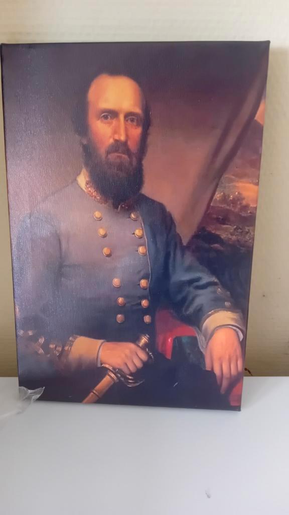 Peinture sur toile Stonewall Jackson, Antiquités & Art, Art | Peinture | Abstraite, Enlèvement ou Envoi