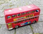 Vintage blikken Engelse dubbeldekker bus made in China, Ophalen of Verzenden