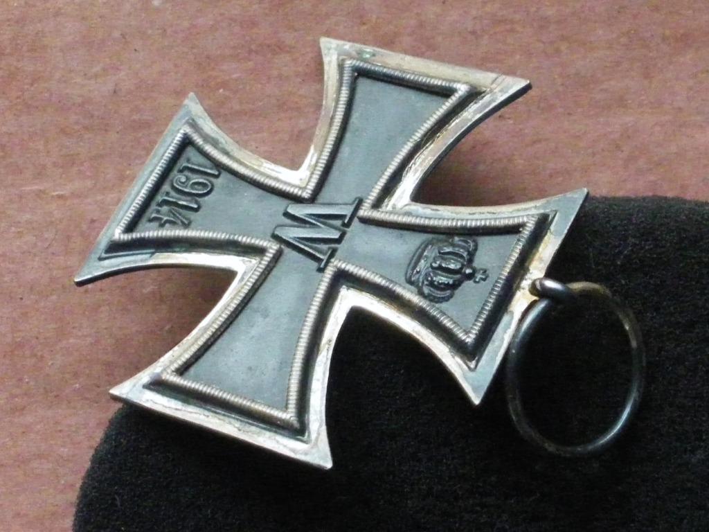 WW1 ijzeren kruis 1914 croix de fer 2ème classe sans ruban, Verzamelen, Militaria | Algemeen, Landmacht, Lintje, Medaille of Wings