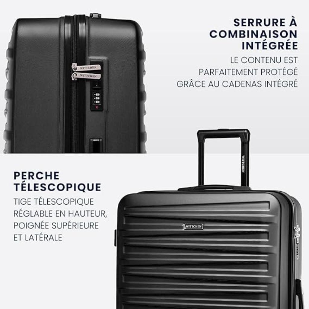 Étui rigide en ABS | étui de voyage | noir | Nouveau, Neuf, -, -, Plastique dur