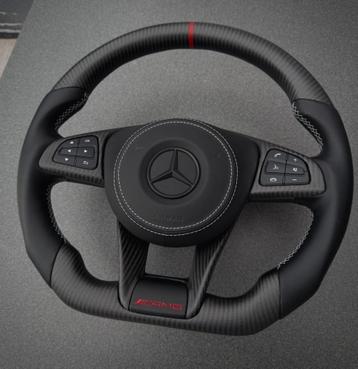 Mercedes upgrade AMG custom stuur matte carbon leer beschikbaar voor biedingen
