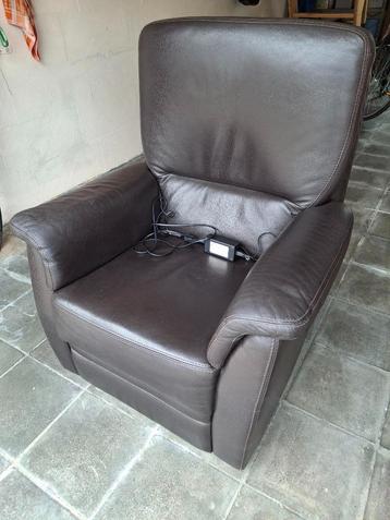Fauteuil inclinable électrique, Enlèvement, Utilisé, Cuir