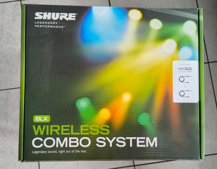 SHURE BLX-188E-H8E Dual draadloos gitaarsysteem, Muziek en Instrumenten, Instrumenten | Toebehoren, Zo goed als nieuw, Ophalen of Verzenden