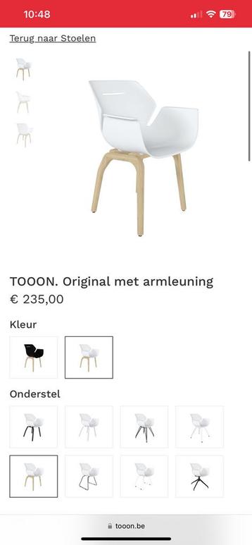 Tooon chair design stoelen 4x beschikbaar voor biedingen