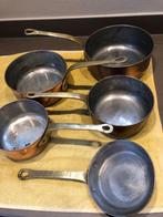 Koperen pottenset, Huis en Inrichting, Ophalen of Verzenden, Gebruikt