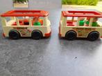2 busjes met popjes.  Fisher Price Toys, Kinderen en Baby's, Speelgoed | Fisher-Price, Ophalen of Verzenden