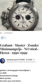 Graham master, Handtassen en Accessoires, Horloges | Antiek, Overige merken, Overige materialen, Met bandje, Polshorloge