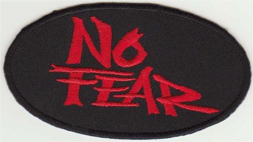 No Fear stoffen opstrijk patch embleem #4, Motoren, Accessoires | Stickers, Verzenden