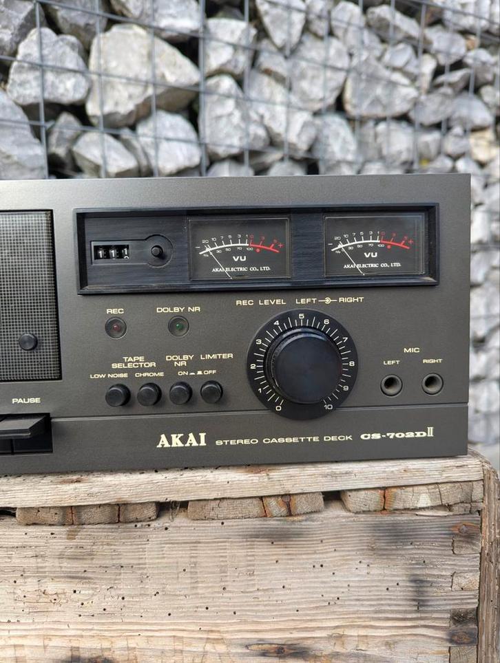 Vintage Akai Stereo Cassette Deck CS-702DII – Made in Japan, Audio, Tv en Foto, Cassettedecks, Akai, Ophalen