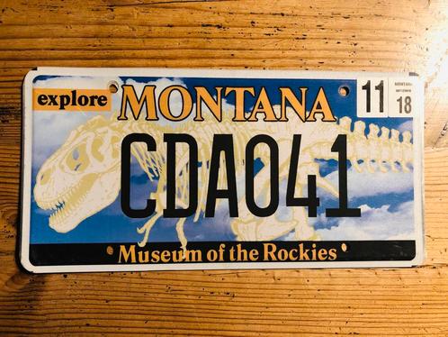 Amerikaanse nummerplaat Montana USA, Verzamelen, Automerken, Motoren en Formule 1, Gebruikt, Auto's, Ophalen of Verzenden
