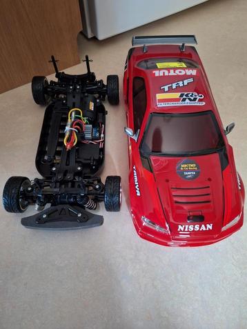 Splinternieuwe gebouwde Tamiya TT01E Drifting bolide. beschikbaar voor biedingen