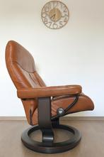 Stressless Design Fauteuil incl. Voetenbank, Ophalen, Zo goed als nieuw, Hout, Stressless