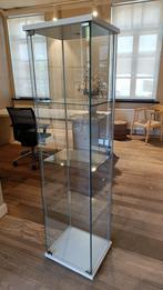 Vitrinekast glazen kolom kast, Ophalen, Gebruikt