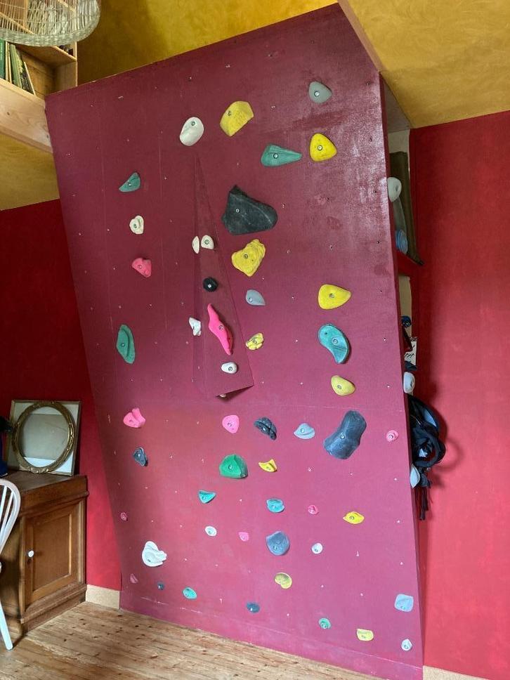 Mur d'escalade et poignées, Sports & Fitness, Sports & Fitness Autre, Utilisé, Enlèvement