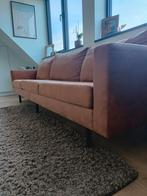 3-zits bank - cognac, Ophalen, Zo goed als nieuw