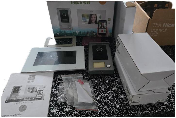 Appareil videophone (pièce), Maison & Meubles, Sonnettes, Utilisé, Filaire, Compatible avec les smartphones, Caméra intégrée, Enlèvement