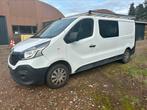 Renault Trafic 1.6dci  12/2017  dubbelcabine 145000km €6, Autos, Camionnettes & Utilitaires, Carnet d'entretien, Tissu, Achat