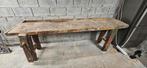 Oude werkbank 2m40 lang, Ophalen