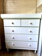 Commode à langer avec 5 tiroirs et hauteur réglable, Ophalen, Gebruikt, 75 tot 100 cm, Minder dan 50 cm
