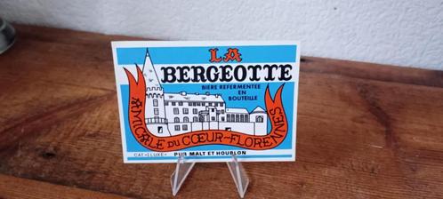 Brouwerij oud bierlabel La Bergeotte, Verzamelen, Biermerken, Nieuw, Overige typen, Overige merken, Verzenden