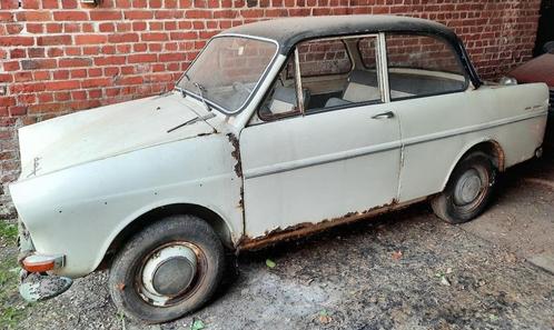DAF Daffodil 30, Auto's, Oldtimers, Particulier, Daf, Benzine, Berline, 2 deurs, Automaat, Wit, Grijs, Kunstmatig leder, Achterwielaandrijving