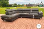 GRATIS LEVERING HEEL BE Grijs Stoffen Hoekbank met Storage, Quatre personnes ou plus, Comme neuf, Tissus, Moderne
