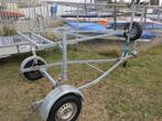 Dubbel kalf trailer, Watersport en Boten, Boottrailers, Ophalen, Minder dan 1500 kg, Gebruikt, Open zeilboottrailer