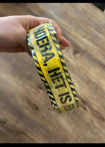 Crime-scene Lint hoera het is een jongen beschikbaar voor biedingen