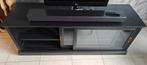 Meuble tv en bois massif noir Ikea, Enlèvement, Comme neuf