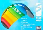 Speelgoed Sportkite Symphony Beach 1.3 Rainbow, Sport en Fitness, Vliegeren, Ophalen, Zo goed als nieuw, Tweelijns, Vlieger