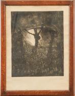 Jacques Boonen (1911-1968): Calvarie (55 x 70 cm), Ophalen of Verzenden