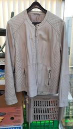 lederen dames vest maat 44 beige, Ophalen, Gedragen, Maat 42/44 (L), Beige
