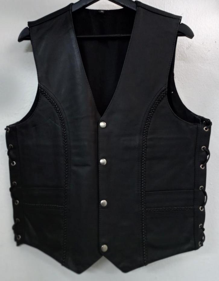 Nieuw leren motorvest, Motoren, Kleding | Motorkleding, Jas | leer, Dames, Heren, Kinderen, Nieuw met kaartje, Verzenden