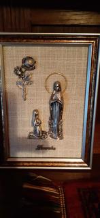 Prent OLV van Lourdes., Antiek en Kunst, Antiek | Religieuze voorwerpen, Ophalen