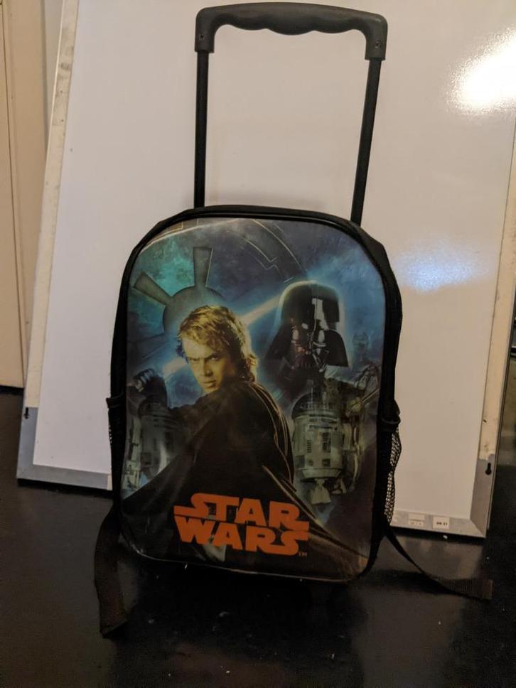 Holografische Star Wars boekentas/trolly voor kids!!!, Verzamelen, Star Wars, Zo goed als nieuw, Ophalen of Verzenden