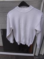 pull blanc - vintage - taille 164, Comme neuf, Fille, RTM, Pull ou Veste