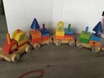 Houten trein, Kinderen en Baby's, Speelgoed | Houten speelgoed, Ophalen, Zo goed als nieuw