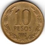 Chili : 10 Pesos 1992  KM#228.2  Ref 15830, Postzegels en Munten, Ophalen of Verzenden, Zuid-Amerika, Losse munt