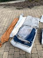 4 seizoens voortent met uitbouw en luifel omloop 6,90 m, Ophalen, Gebruikt