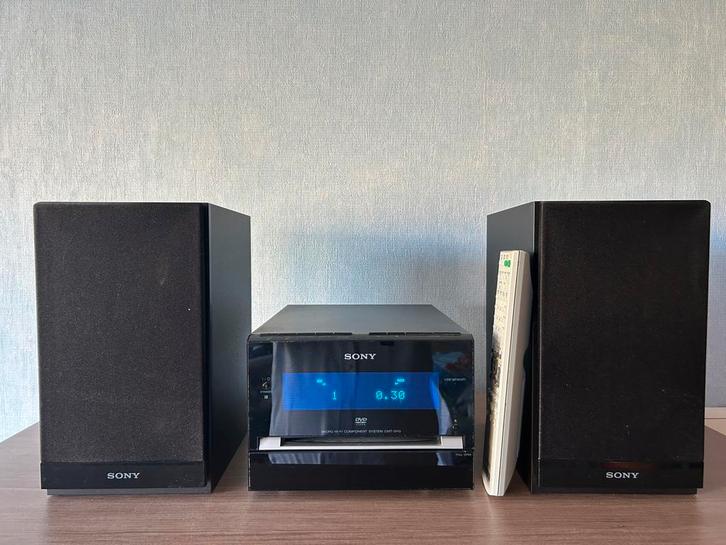 Sony CMT-DH3 Micro HiFi DVD systeem, Audio, Tv en Foto, Stereoketens, Gebruikt, Cd-speler, Dvd-speler, Tuner of Radio, Speakers