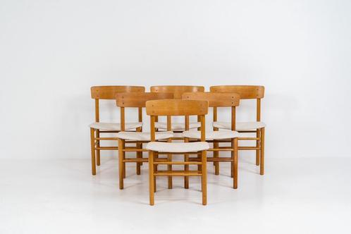 Set “Model 250” vintage stoelen door Farstrup, Antiquités & Art, Antiquités | Meubles | Chaises & Canapés, Enlèvement ou Envoi