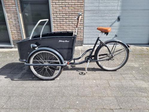 Johnny Loco cargo cruiser bakfiets, Fietsen en Brommers, Fietsen | Bakfietsen, Gebruikt, Johnny Loco, 2 kinderen, Huif, Ophalen