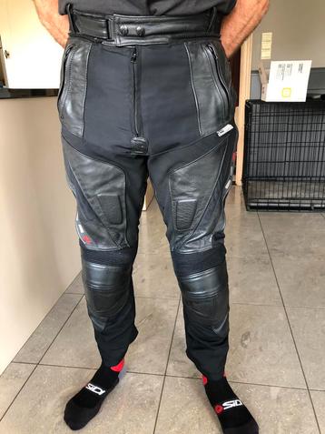 Leder & textiel motorbroek met waterdicht membraan , richa, Enlèvement, Seconde main, Pantalon | cuir, Richa