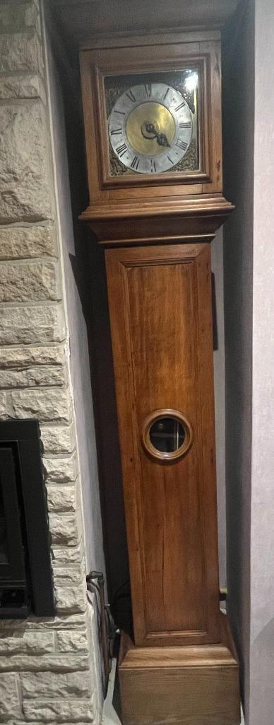 OUDE UNIEKE EIKEN STAANDE KLOK - 200 JAAR OUD, Antiek en Kunst, Curiosa en Brocante, Ophalen