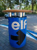 Statafel ELF motorolie, Franse benzine, Renaultracing, Ophalen, Gebruikt