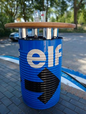 Statafel ELF motorolie, Franse benzine, Renaultracing beschikbaar voor biedingen