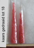 lot kaarsen draaikaars verjaardag kerstmis nieuwjaar kado 18, Huis en Inrichting, Ophalen of Verzenden, Nieuw